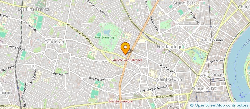 localisation de l'entreprise TONIC AUTO SARL à BORDEAUX