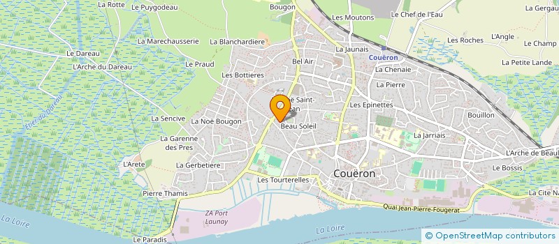 localisation de l'entreprise TONIC GYM DE COUERON à COUERON