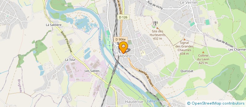 localisation de l'entreprise TONIC GYM DU VERNET  LE VERNET