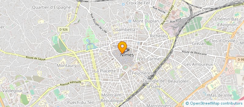 localisation de l'entreprise TONIC MINCEUR à NIMES