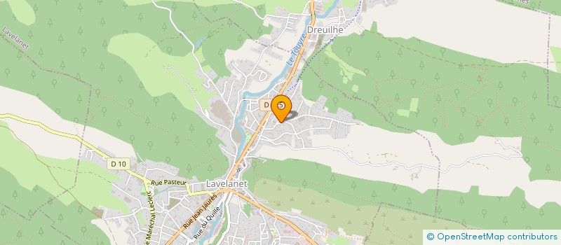 localisation de l'entreprise TONICA GYM à LAVELANET