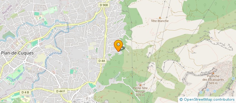 localisation de l'entreprise TONICO  ALLAUCH