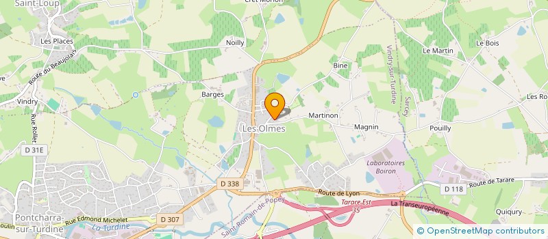 localisation de l'entreprise TONIK CAMPING  VINDRY-SUR-TURDINE