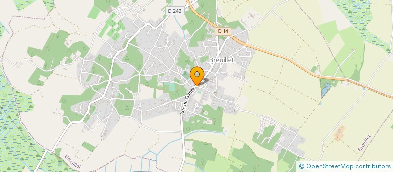 localisation de l'entreprise TONIK'SPORT à BREUILLET