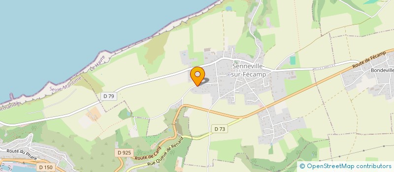 localisation de l'entreprise TONILOU  SENNEVILLE-SUR-FECAMP