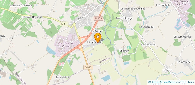 localisation de l'entreprise TONIO INVEST 85  PONT-SAINT-MARTIN