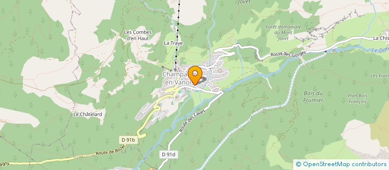 localisation de l'entreprise TONIO PLOMBERIE à CHAMPAGNY-EN-VANOISE