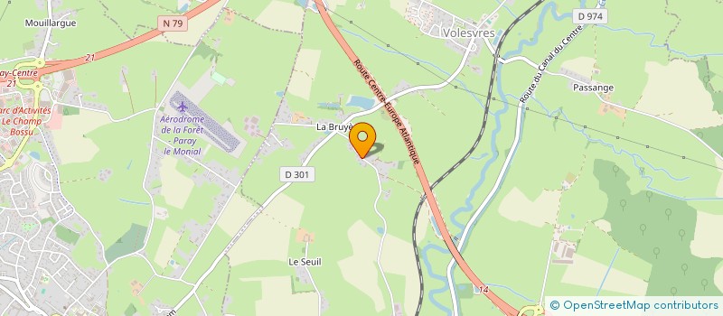 localisation de l'entreprise TONISSI UBALDESCA ET LAROSE  VOLESVRES