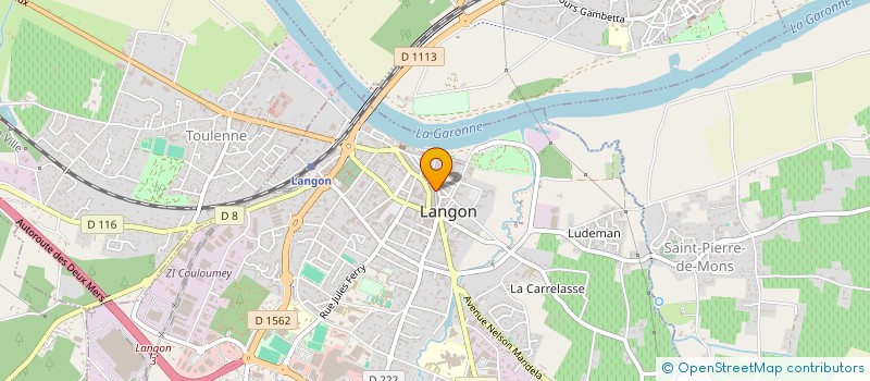 localisation de l'entreprise TONKA  LANGON