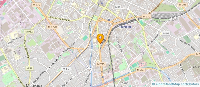 localisation de l'entreprise TONKIN  TOURCOING