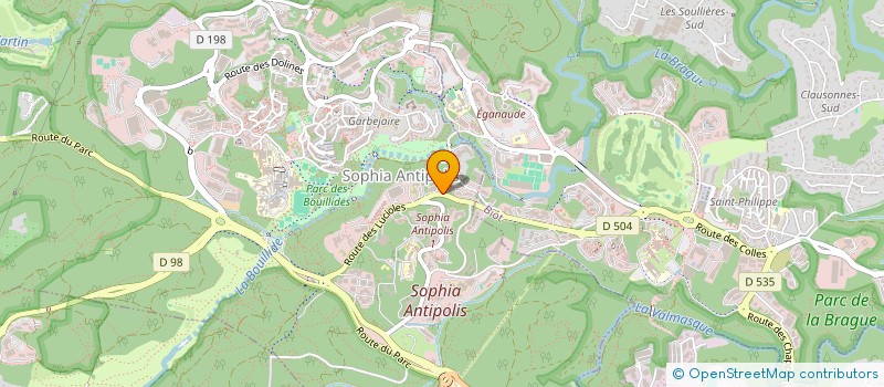 localisation de l'entreprise TONKO  VALBONNE