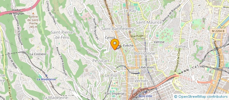 localisation de l'entreprise TONNARA à NICE