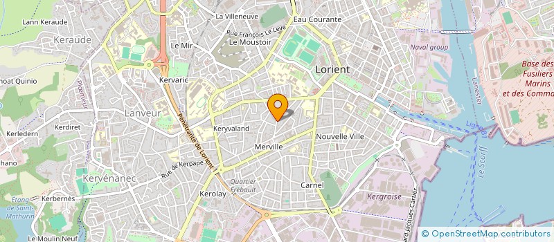 localisation de l'entreprise TONNARD / PAULIC INDIVISION  LORIENT