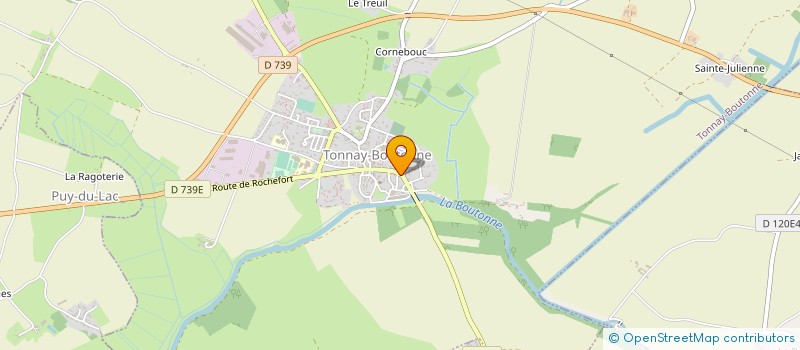 localisation de l'entreprise TONNAY RENOV'  TONNAY BOUTONNE