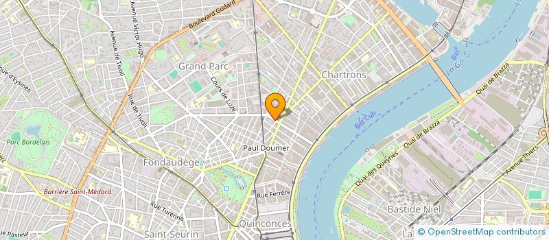 localisation de l'entreprise TONNELLERIE DE BORDEAUX à BORDEAUX