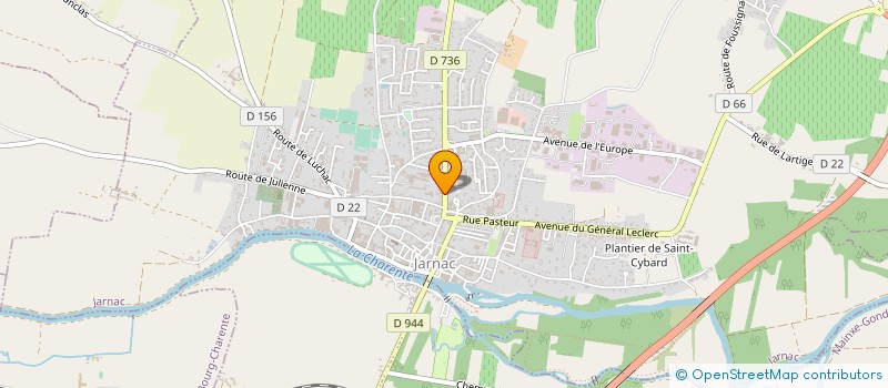 localisation de l'entreprise TONNELLERIE DE L'ATLANTIC à JARNAC