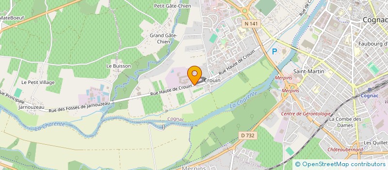 localisation de l'entreprise TONNELLERIE VICARD à COGNAC