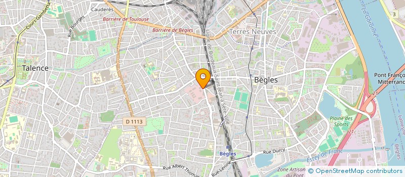 localisation de l'entreprise TONNELLES ENERGIES  BEGLES
