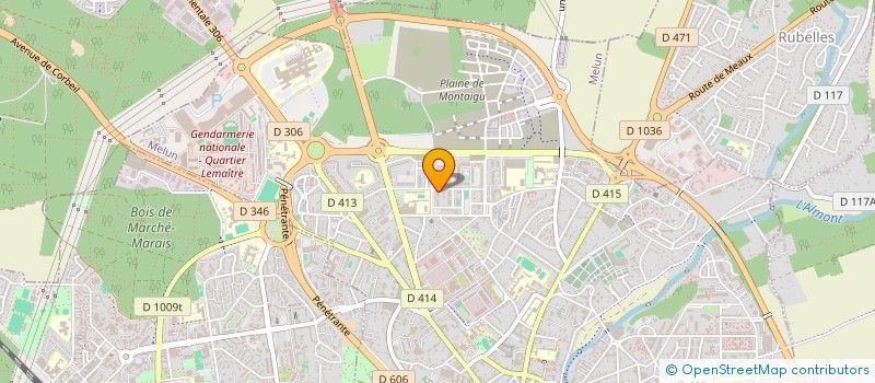 localisation de l'entreprise TONNERE DE MILET  MELUN