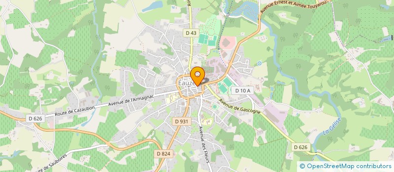 localisation de l'entreprise TONNERRE  EAUZE