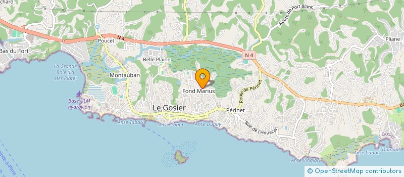localisation de l'entreprise TONNERRE  LE GOSIER