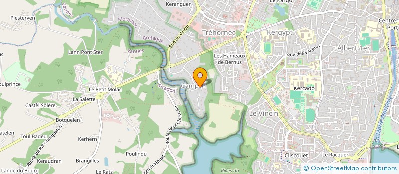 localisation de l'entreprise TONNERRE COUPET à VANNES