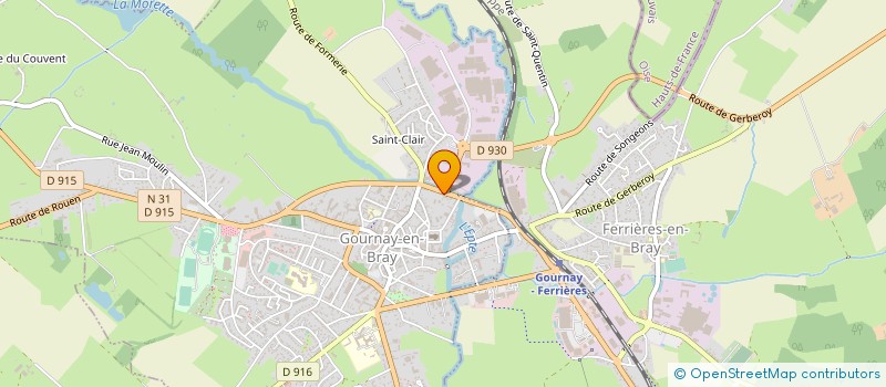 localisation de l'entreprise TONNERRE DE BREST à GOURNAY-EN-BRAY