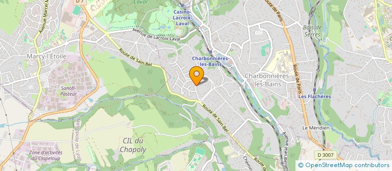 localisation de l'entreprise TONNERRE DE BREST  LYON