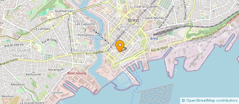localisation de l'entreprise TONNERRE DE CHOEURS à BREST