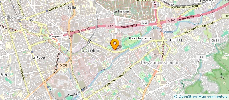 localisation de l'entreprise TONNERRE FLIP FOOTBALL à MARSEILLE