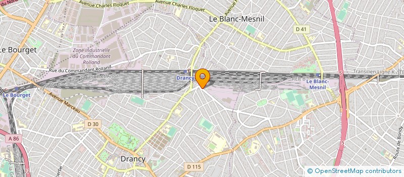 localisation de l'entreprise TONNERRE LOGISTIQUE à DRANCY