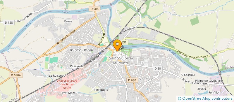 localisation de l'entreprise TONNERRE MECANIQUE à SAINT-SULPICE-LA-POINTE