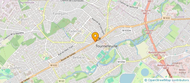 localisation de l'entreprise TONNERRES DE BREST  TOURNEFEUILLE