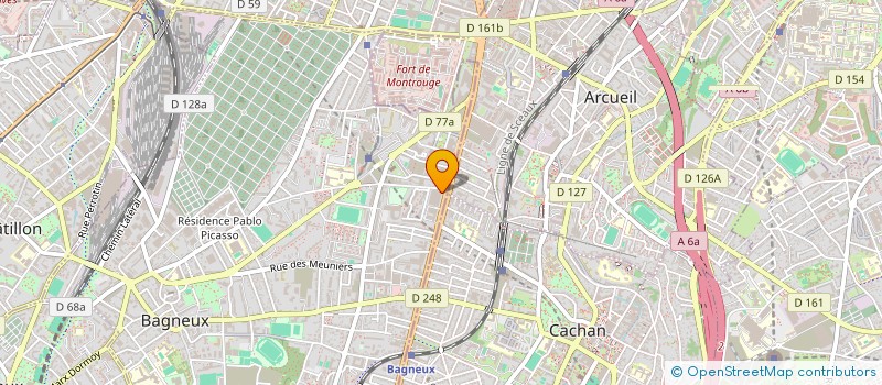 localisation de l'entreprise TONOSEDATA à BAGNEUX