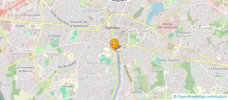 localisation de l'entreprise TONRAC à VANNES