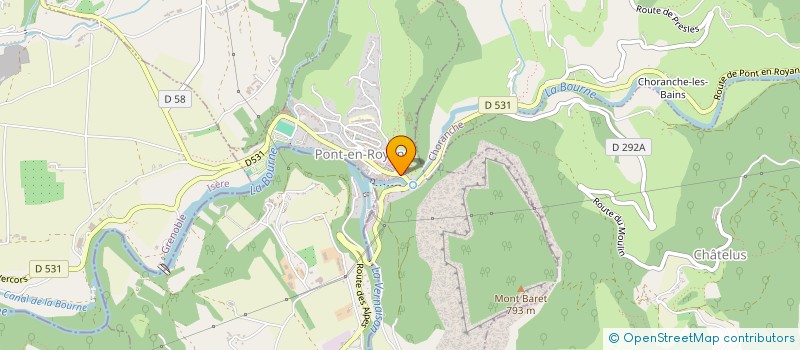 localisation de l'entreprise TONS SUR TON  PONT-EN-ROYANS