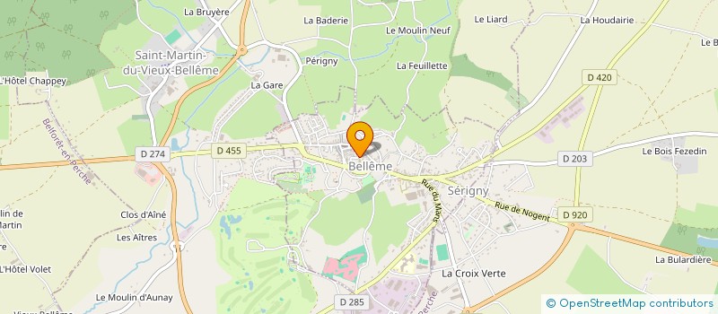 localisation de l'entreprise TONTON à BELLEME