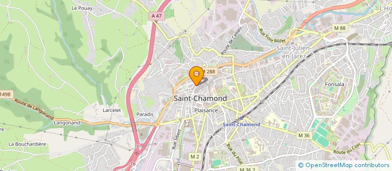 localisation de l'entreprise TONTON  SAINT-CHAMOND
