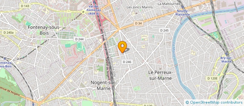localisation de l'entreprise TONTON MARDO PRODUCTION  LE PERREUX-SUR-MARNE