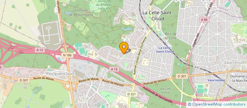 localisation de l'entreprise TONUS  LA CELLE-SAINT-CLOUD