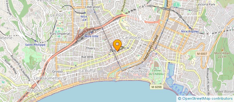 localisation de l'entreprise TONUS ENERGY à NICE
