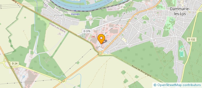 localisation de l'entreprise TONWOOLUX à DAMMARIE-LES-LYS
