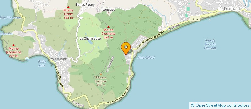 localisation de l'entreprise TONY  LE DIAMANT