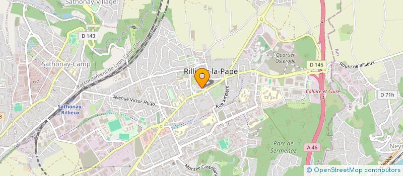 localisation de l'entreprise TONY AUTO PIECES 69 à RILLIEUX-LA-PAPE