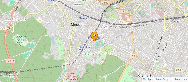 localisation de l'entreprise TONY-CINDY à MEUDON