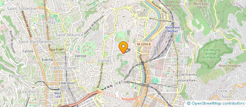 localisation de l'entreprise TONY & CO  NICE