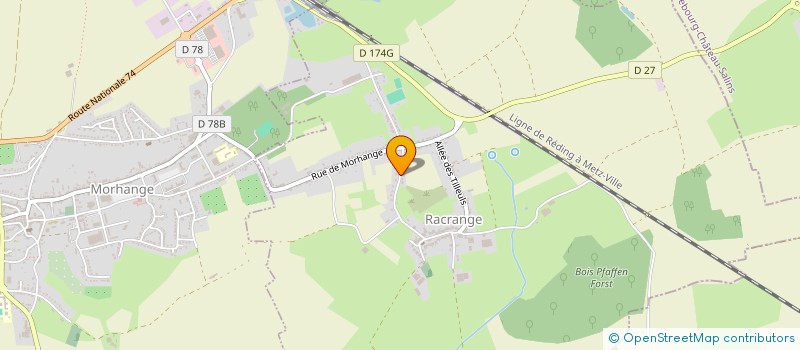 localisation de l'entreprise TONY CONSTRUCTION  RACRANGE