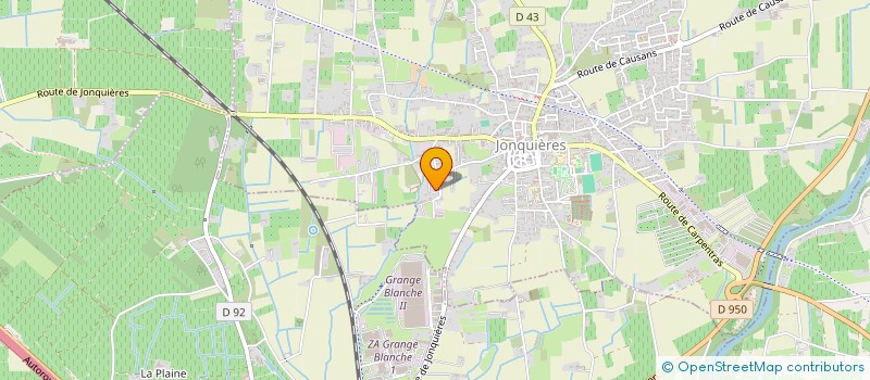 localisation de l'entreprise TONY COUVERTURE à JONQUIERES