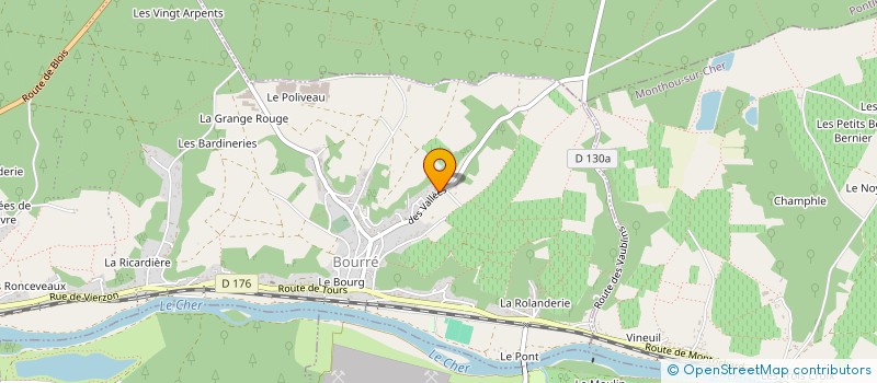 localisation de l'entreprise TONY ET FILS BTP  MONTRICHARD-VAL-DE-CHER