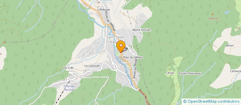 localisation de l'entreprise TONY LELAIDIER  SAINT-JEAN-D'AULPS